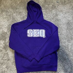 SEQ Cotton Hoodie (Size Large)
